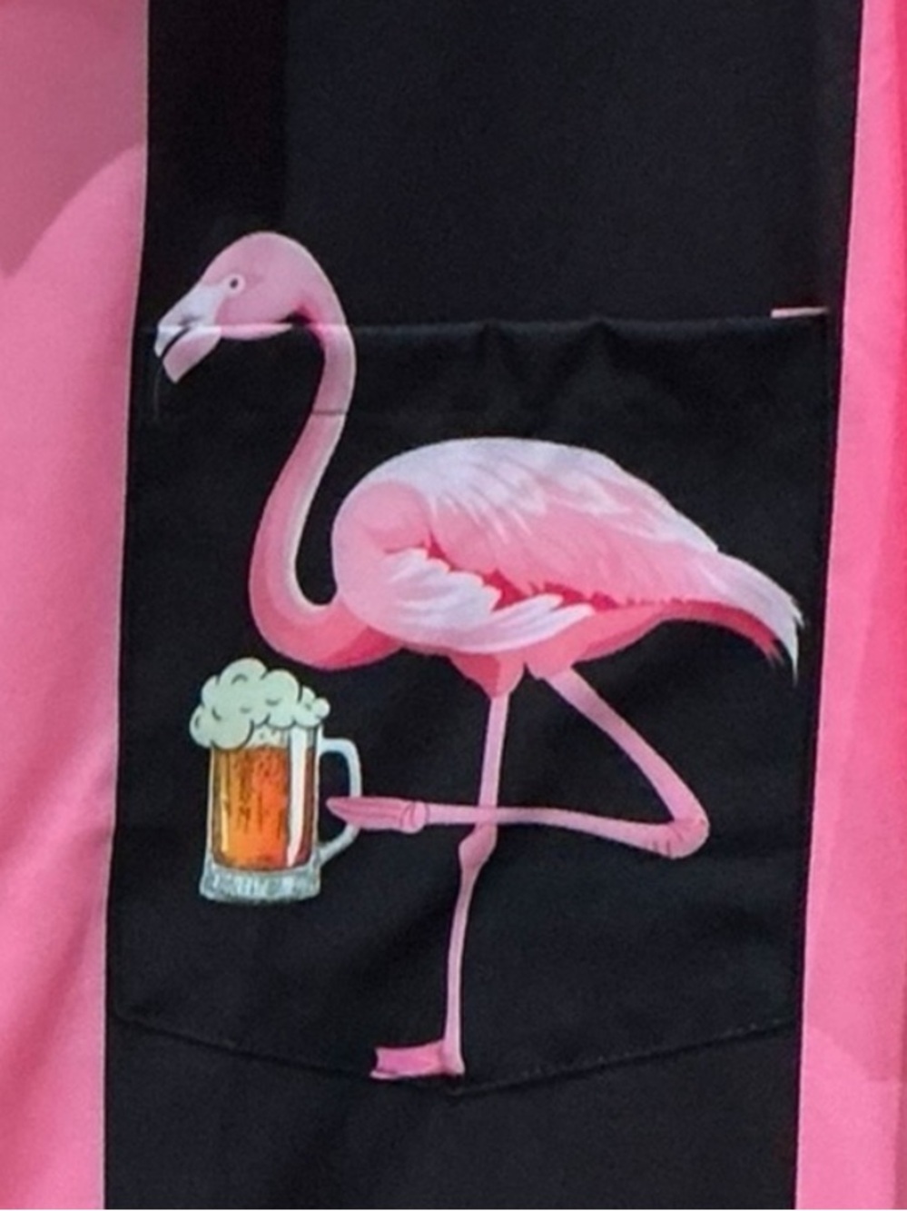Cuban Guayabera Collar Button Down Men’s Flamingo Cocktail Camp Shirt XXL New